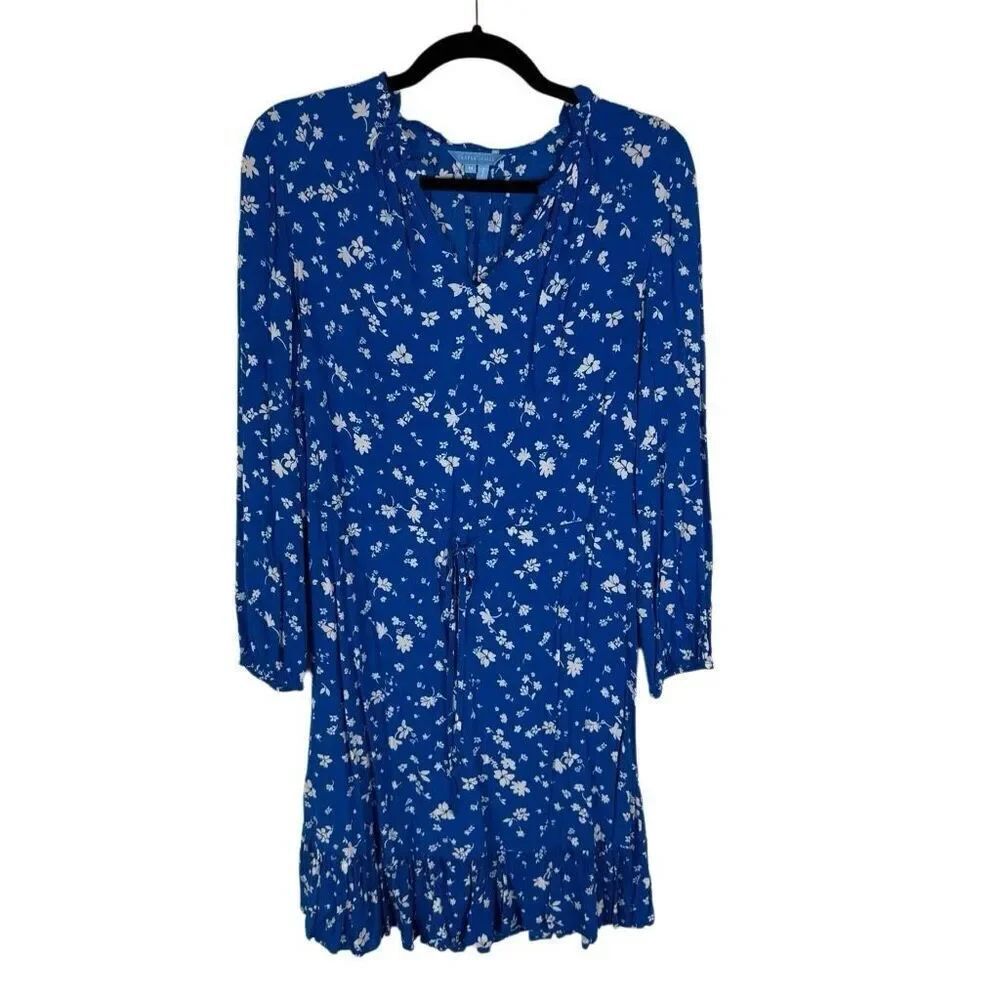 Draper James Popover Dress - Graceland Blue Floral / M
